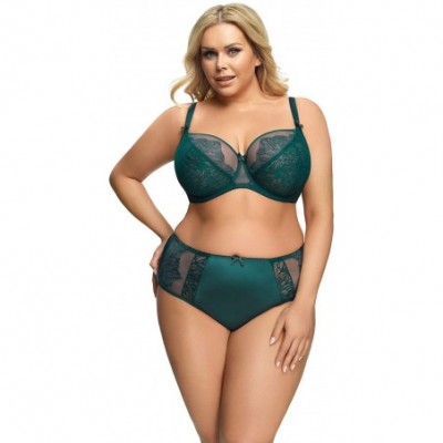 Bras K513 Women's Harmony Green Non-Padded Underwired Full Cup Bra - Green - CN18UZO9CUM