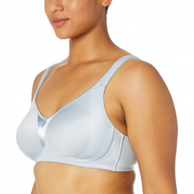 Bras Women's Signature Support Satin Wire-Free 2-ply Bra - Bluefog - C018U9IYYOK