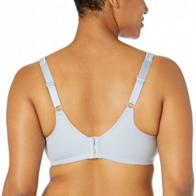 Bras Women's Signature Support Satin Wire-Free 2-ply Bra - Bluefog - C018U9IYYOK