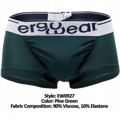 Boxer Briefs Men's Underwear Boxer Briefs Trunks - Pine Green_style_ew0927 - CR197NS3W73