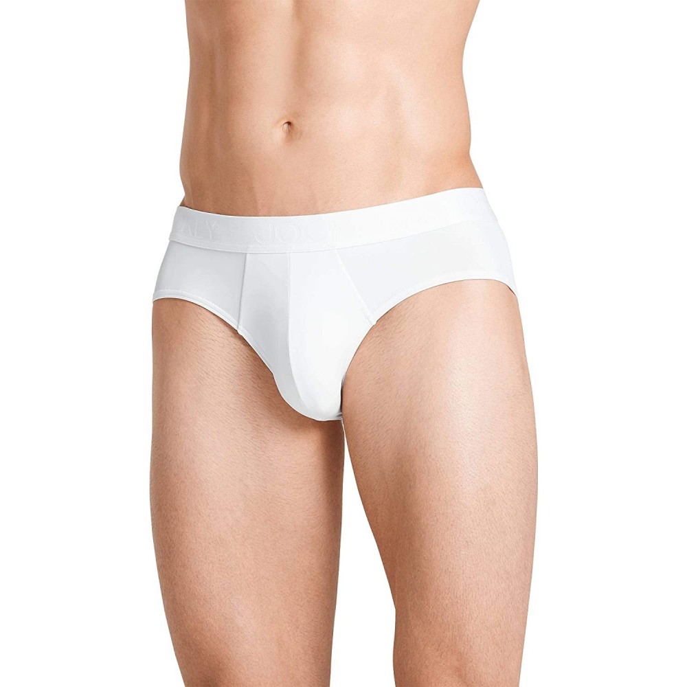 Briefs Men's Underwear Lightweight Travel Microfiber Brief - White - CF198OCKKD9