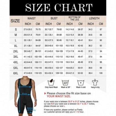 Shapewear Men's Shapewear Bodysuit Full Body Shaper Compression Slimming Suit Breathable - Black - CK18UH2OMTX