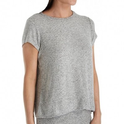 Tops Women's Comfort Cap Sleeve Tee 5560 S Grey - C1188TG0A0A