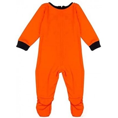 Sleep Sets Men Family Matching Halloween Pumpkin Print Pajamas Set Blouse + Striped Pants - Orange - CJ18Y6LH4E5