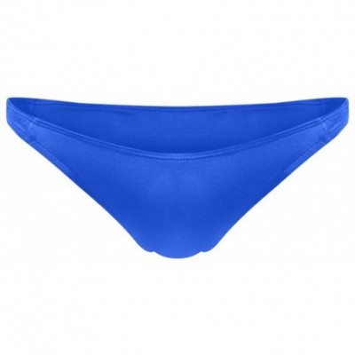 G-Strings & Thongs Nylon Men Underwear Thongs G Strings Solid Spandex Boxers Sexy SeamlG-Strings - Blue - CK198UI8KUS