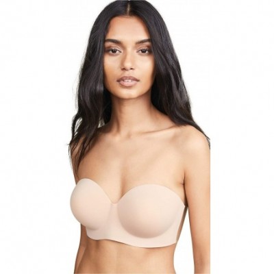 Bras Women's Voluptuous Backless Strapless Bra - Nude - CI17Y4ZLR3W