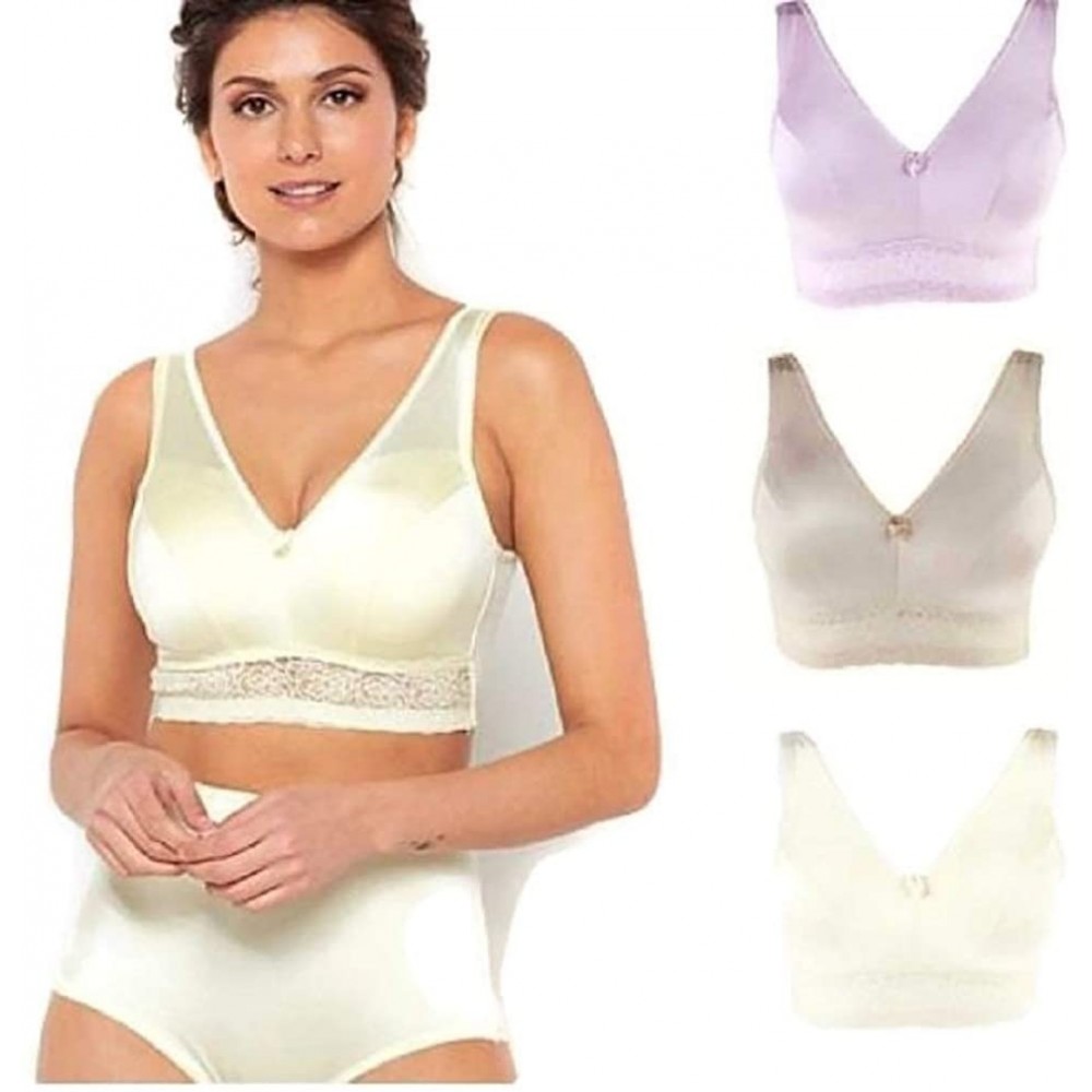 Bras 3-Pack Pin Up Smooth Bra with Removable Pads - Lights 2 - CU18ZDSRWGS