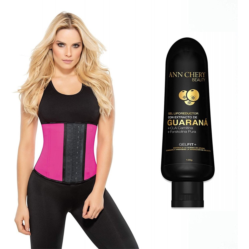 Shapewear Waist Trainer & Lotion Bundle Package - Pink 2026 +Guarana - C818WCI7WC9