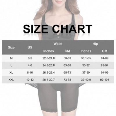 Shapewear Women's Open Bust Tummy Control Shapewear Thong High Waist Ladies Bodysuits - Black74 - CA1967RUXQX