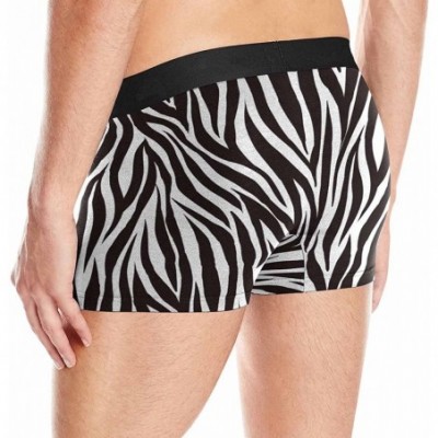 Boxer Briefs Custom Men's Boxer Briefs Animal Zebra Print Trendy Design XL - CN18DDLY2AL