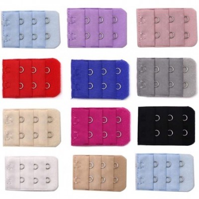 Accessories Elastic Bra Extenders 2 Row 3 Hooks Strap Adjustable Lengthened Clasp for Women Intimates Accessories - 5pcs7 - C...