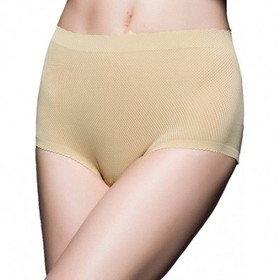 Shapewear Womens Push Up Booster Butt Hip Enhancer Panty Padded Shaper Seamless Underwear - Beige - CL1899LRIO5