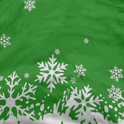 Shapewear Womens Christmas Santa Off Shoulder Asymmetric Snowflake Sweater Pullover - X3-green - C71934A0SDM