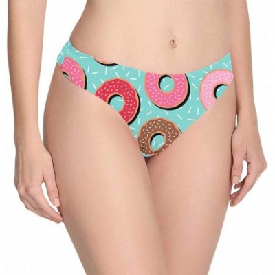 Panties Women's Underwear Panties Soft Thongs Sweet Donuts - Style 1 - CZ18R3RRZ6U