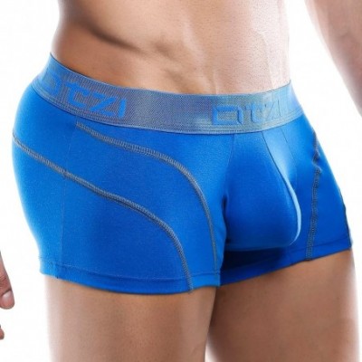 Boxer Briefs Mens Sexy Designer Boxer Trunk Soft Comfort Underwear OTG016 - Royal Blue - CN18CZUQH37