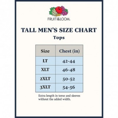 Undershirts Men's Stay Tucked V-Neck T-Shirt - Tall Man - White - 6 Pack - CM18KE0E9AZ