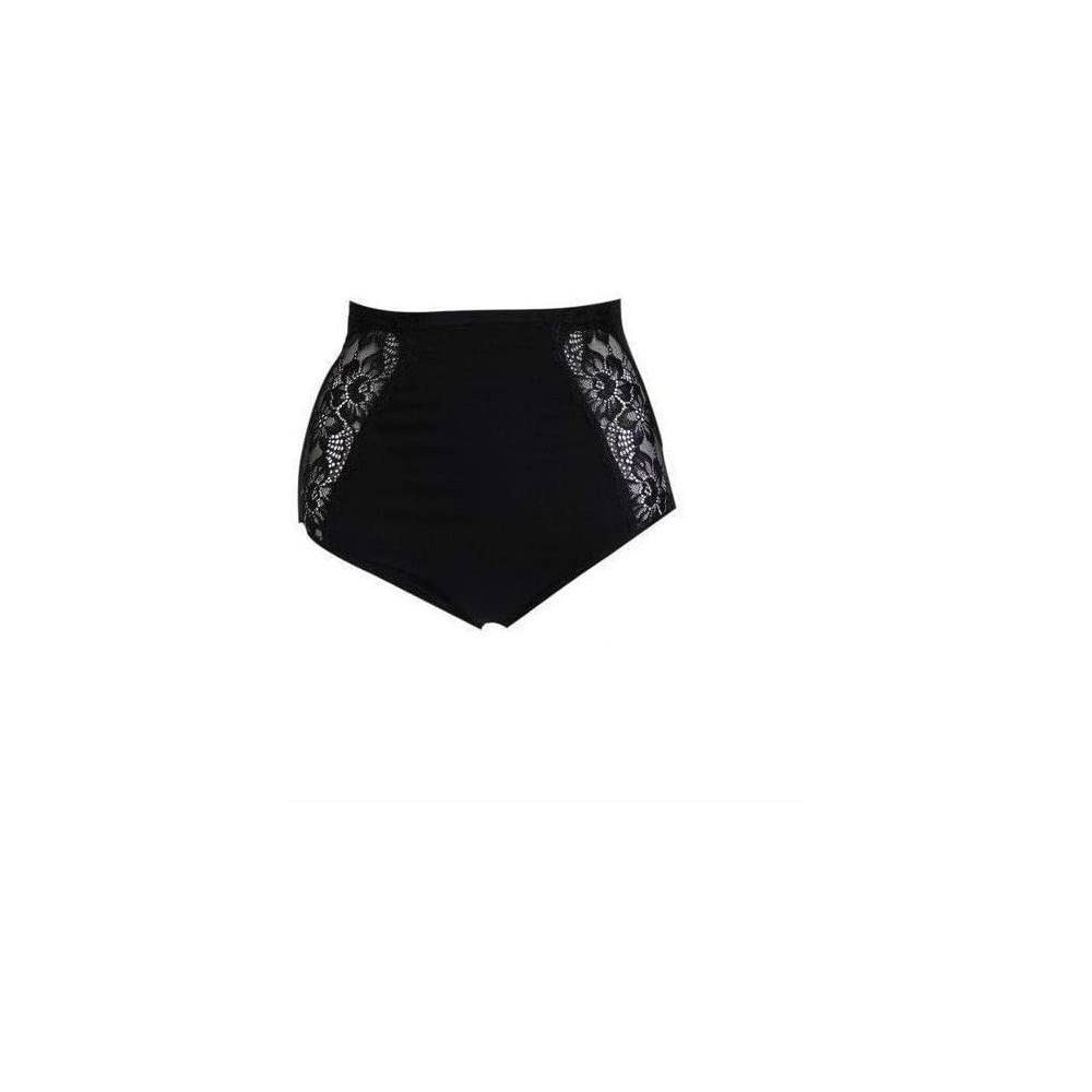 Shapewear Seamless Lace Brief Underwear 605-377 Control Panties- Shapewear - Black - CH18NTGUN5U