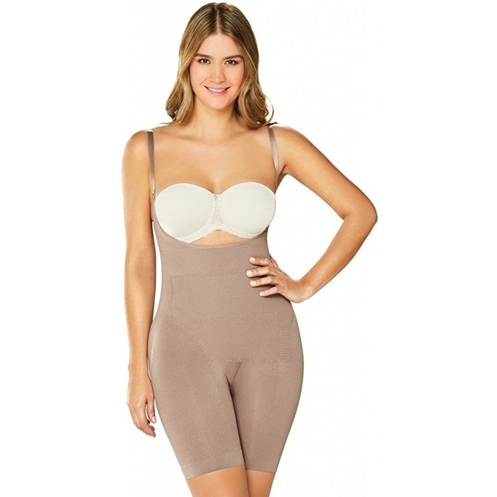 Shapewear DJ07L4 Faja Colombiana para Vestido | Colombian Girdles for Women - Cocoa - CD182ZZKRYK