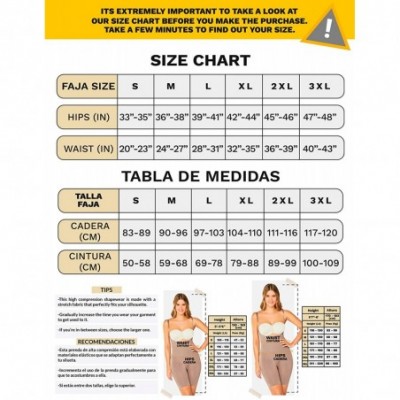 Shapewear DJ07L4 Faja Colombiana para Vestido | Colombian Girdles for Women - Cocoa - CD182ZZKRYK