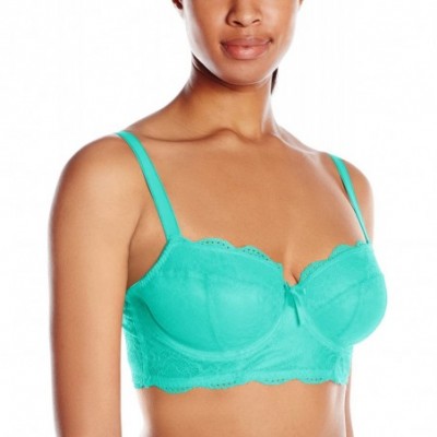 Bras Women's Fancies Underwire Longline Bra - Aquamarine - C31885A8HTC