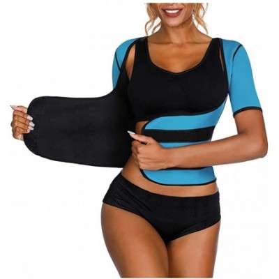 Shapewear Waist Trimmer Belt for Women-Slimming Body Shaper Sports Girdles Workout Abdomen Belt - 12-blue - C619C7EM5H9