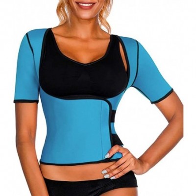 Shapewear Waist Trimmer Belt for Women-Slimming Body Shaper Sports Girdles Workout Abdomen Belt - 12-blue - C619C7EM5H9