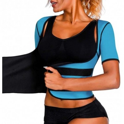 Shapewear Waist Trimmer Belt for Women-Slimming Body Shaper Sports Girdles Workout Abdomen Belt - 12-blue - C619C7EM5H9