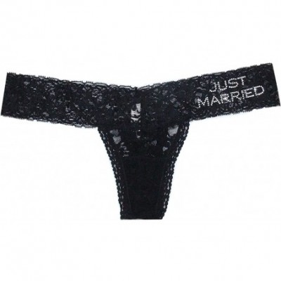 Panties Darling Lace JUST Married Thong - CW12MXJ3JAE