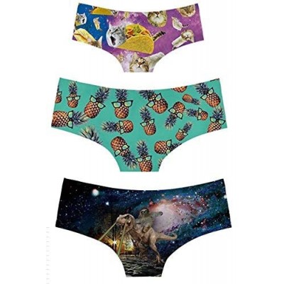 Panties Women's Underwear Panties Shorts Thong 3D Printed Sexy Animal Pattern Sleep and Leisure Stretch Super Multi-Piece Sui...