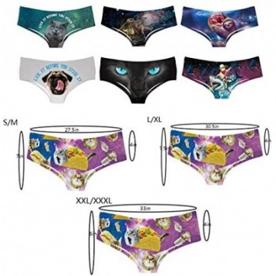 Panties Women's Underwear Panties Shorts Thong 3D Printed Sexy Animal Pattern Sleep and Leisure Stretch Super Multi-Piece Sui...