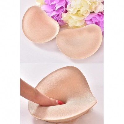 Accessories Adhesive Bra Insert Silicone Self-Adhesive Enhance Breast Bra Pad Stickers - 2 Pairs Nude - CR182WICZ9E