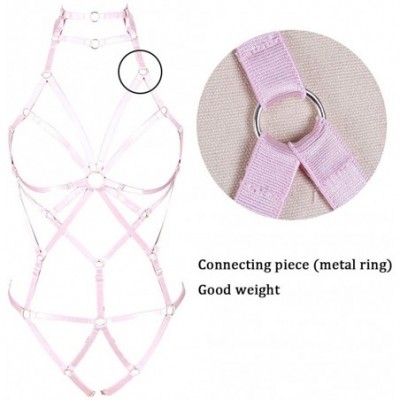 Garters & Garter Belts Female Body Harness Bra Garter Soft Hollow Carnival Dance Accessories Punk Gothic Adjustable Belt(0009...