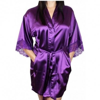 Robes Women's Autumn Style Lace Bathrobes Real Silk Robe Sleepwear Home Wear Female Robe Lightweight and Comfortable Wedding ...