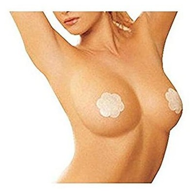 Accessories 10Pairs Flower Shape Women's Disposable Self-Adhesive Bra Stick On Breast Pasties Invisible Nippleless Cover Bra ...