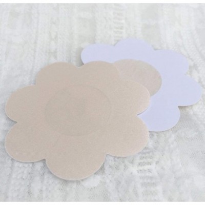 Accessories 10Pairs Flower Shape Women's Disposable Self-Adhesive Bra Stick On Breast Pasties Invisible Nippleless Cover Bra ...