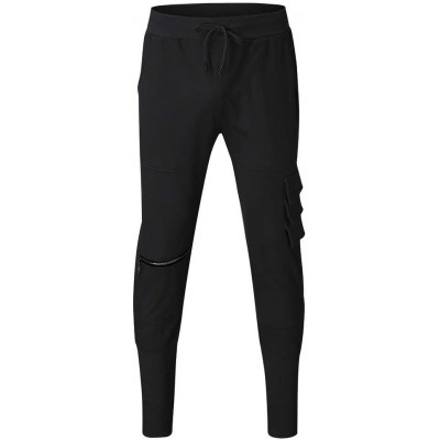 Thermal Underwear Men Fleece Jogger Pants Solid Sweatpants Drawstring Lightweight Slacks Trousers for Gym Running Athletic Ou...