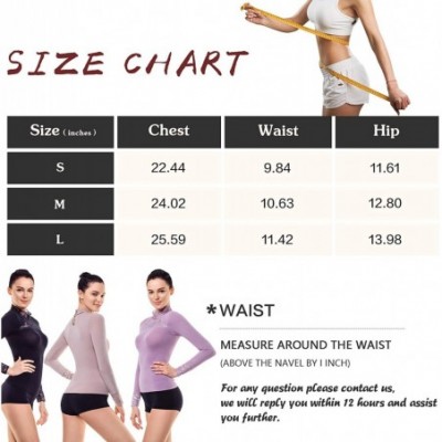 Thermal Underwear Womens Thermal Underwear Basic Slim Fit Long Sleeve T-Shirt for Waist Tummy and Bust Shaper - Nude - CS18ZX...