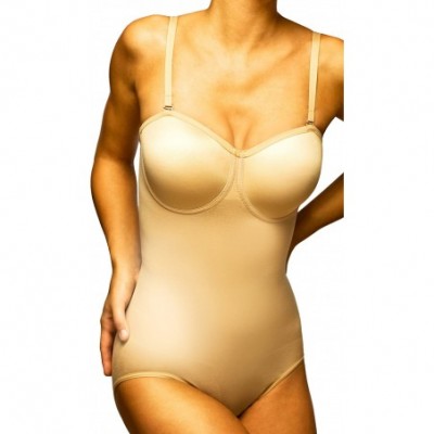 Shapewear Women's Strapless Bodysuit - Nude - CW112K7PH3N