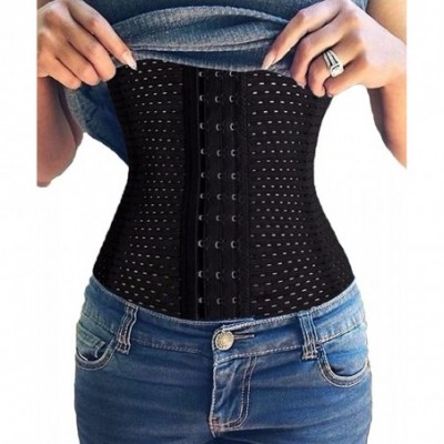 Shapewear Women Body Shaper Slimming Waist Trainer Cincher Underbust Corset Belt Shapewear - Black - CI18XHAUSEN