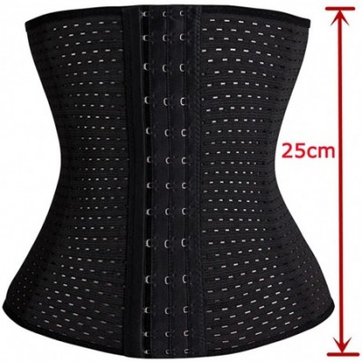 Shapewear Waist Cincher Trainer Body Tummy Girdle Corset Sport Shaper Belly Yoga Belt - Black - C312531X3GF