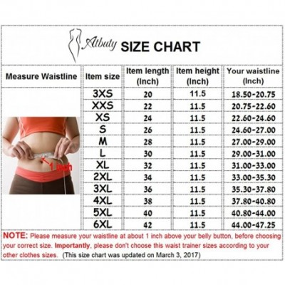 Shapewear Waist Trainer Corset Women's Latex Workout Waist Cincher Body Shapewear Girdle (3XS- Black) - C612NA79X09