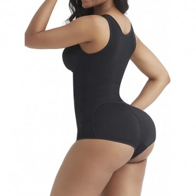 Shapewear Women Waist Trainer Bodysuit Tummy Control Corset Full Body Shaper Cincher Shapewear - Black 6 - C319D383CCW