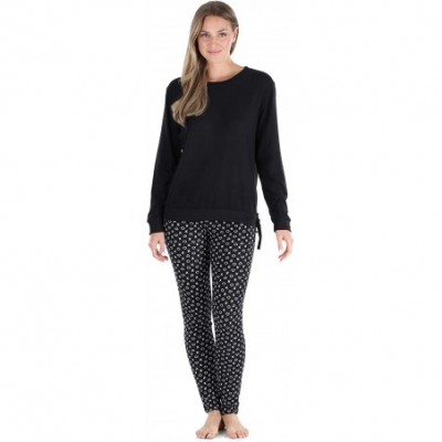 Sets Women's Long Sleeve Top and Pajama Pant Set - Xoxo - C818QAKQ9AX