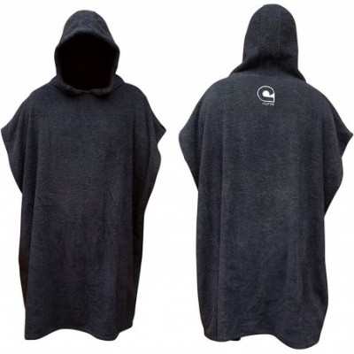 Robes Poncho Changing Robe / Change Robe - Quick-Dry MICROFIBER - Adjustable Sleeves [CHOOSE COLOR] Adult Size - Black - CI12...