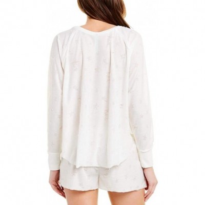 Tops Starry Eyed Lounge Top - White - CP197NK5LYR