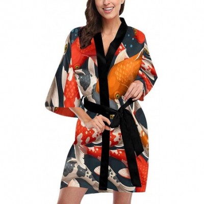 Robes Custom Japanese Tree Ocean Sea Women Kimono Robes Beach Cover Up for Parties Wedding (XS-2XL) - Multi 4 - CK194TEKXMC