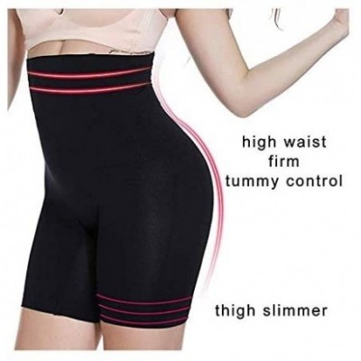 Shapewear High Waist Slimming Panties Shapewear for Women Butt Lifter - Black1 - CC18W6N4TTK