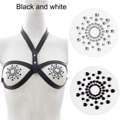 Accessories Adhesive Stickers Nipple Covers Disposable Lingerie Breast Pasties Flower Shape 1Pair - White - CS18WY829T5