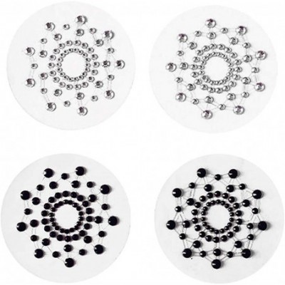 Accessories Adhesive Stickers Nipple Covers Disposable Lingerie Breast Pasties Flower Shape 1Pair - White - CS18WY829T5