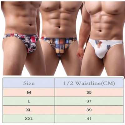 G-Strings & Thongs Men's Underwear Thongs Comfortable Supporters Mesh Breathable Briefs Low Rise Bikinis Underpants - Color G...